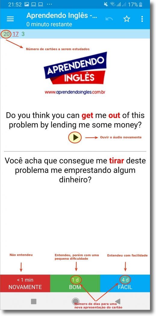 Aprenda ingles em 1 minuto